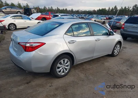 2016 Toyota Corolla Le z USA, uszkodzony, nr VIN 2T1BURHE2GC706274